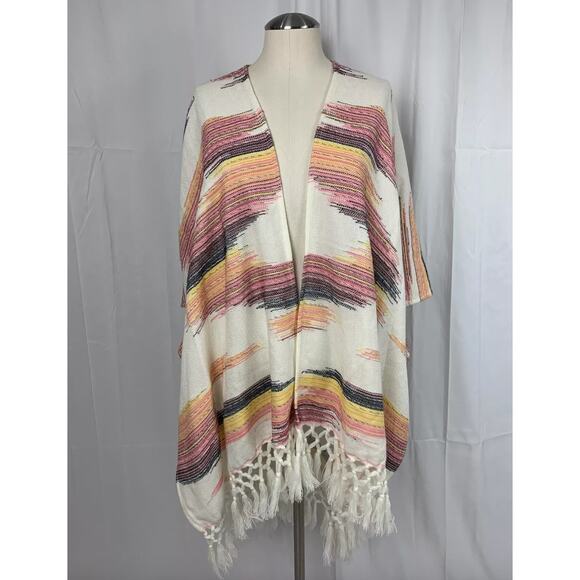 NWT Anthropologie Sunrise‎ Embroidered Kimono Woven Cotton OS $108 - Picture 10 of 14